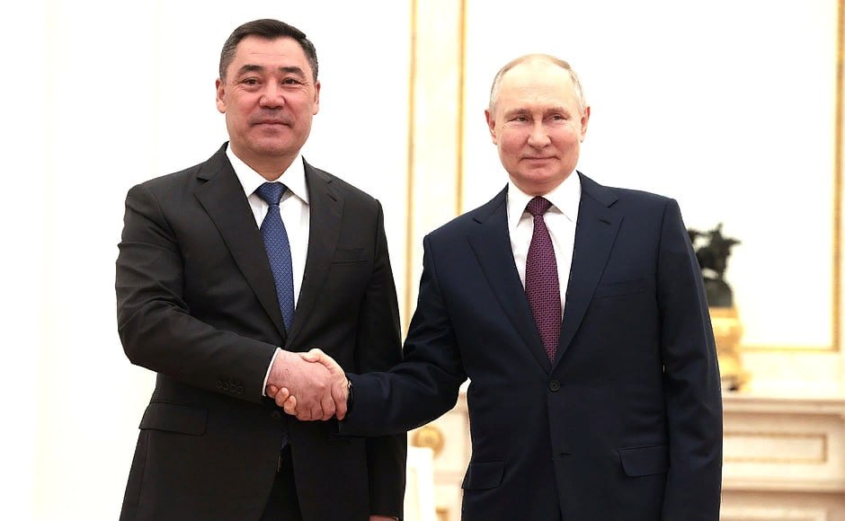 Путин сообщил о росте товарооборот России и Кыргызстана за 2023 год