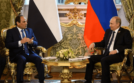 Путин провел переговоры с президентом Египта