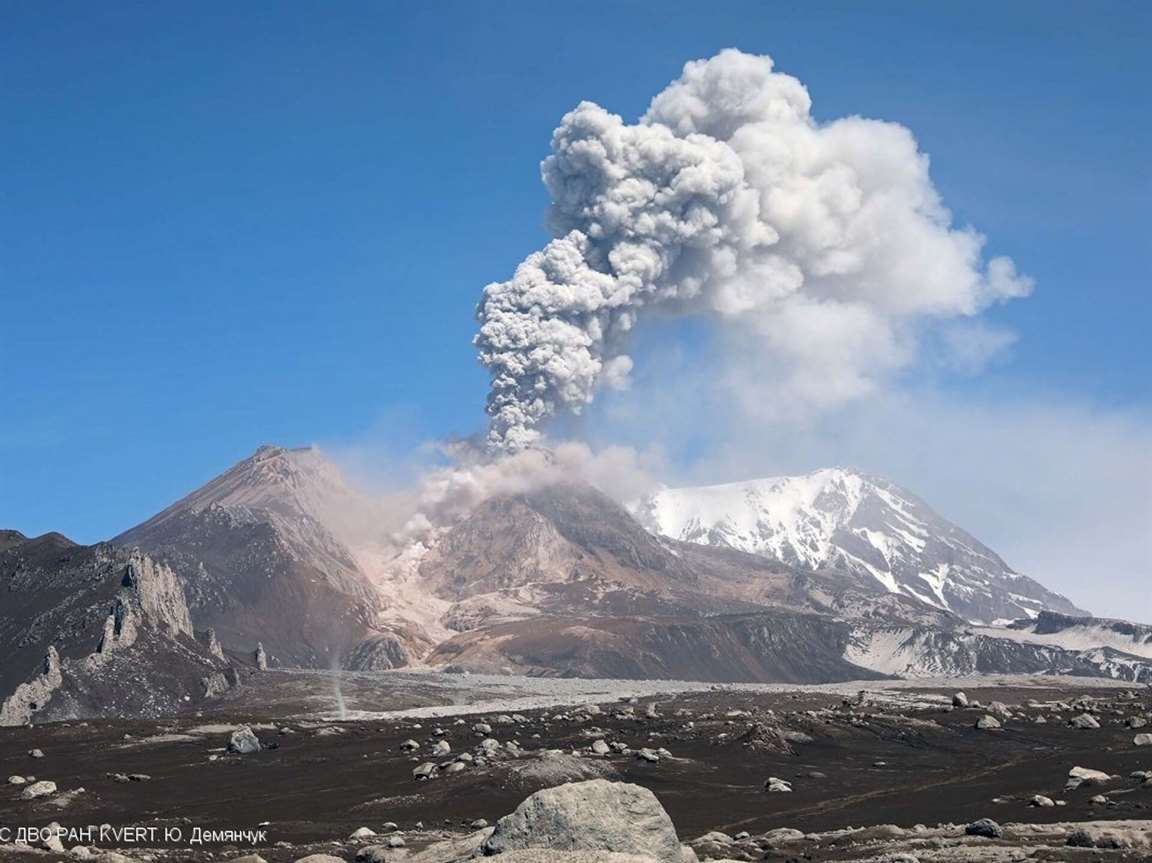 Вулкан Шивелуч на Камчатке готовится к новому извержению