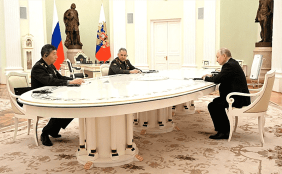Министр обороны Китая обсудил сотрудничество с президентом России