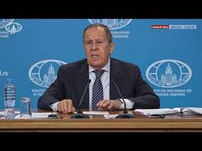 🔴 #ПрямойЭфир: Пресс-конференция С.В.Лаврова по итогам деятельности российской дипломатии в 2022 г.