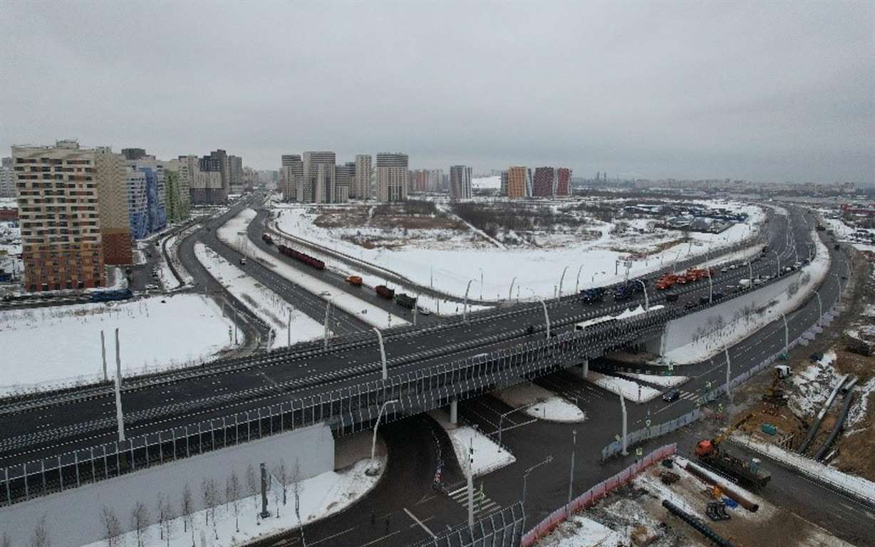Собянин: строительство южного участка Московского скоростного диаметра и Южной рокады завершится к концу 2023 года