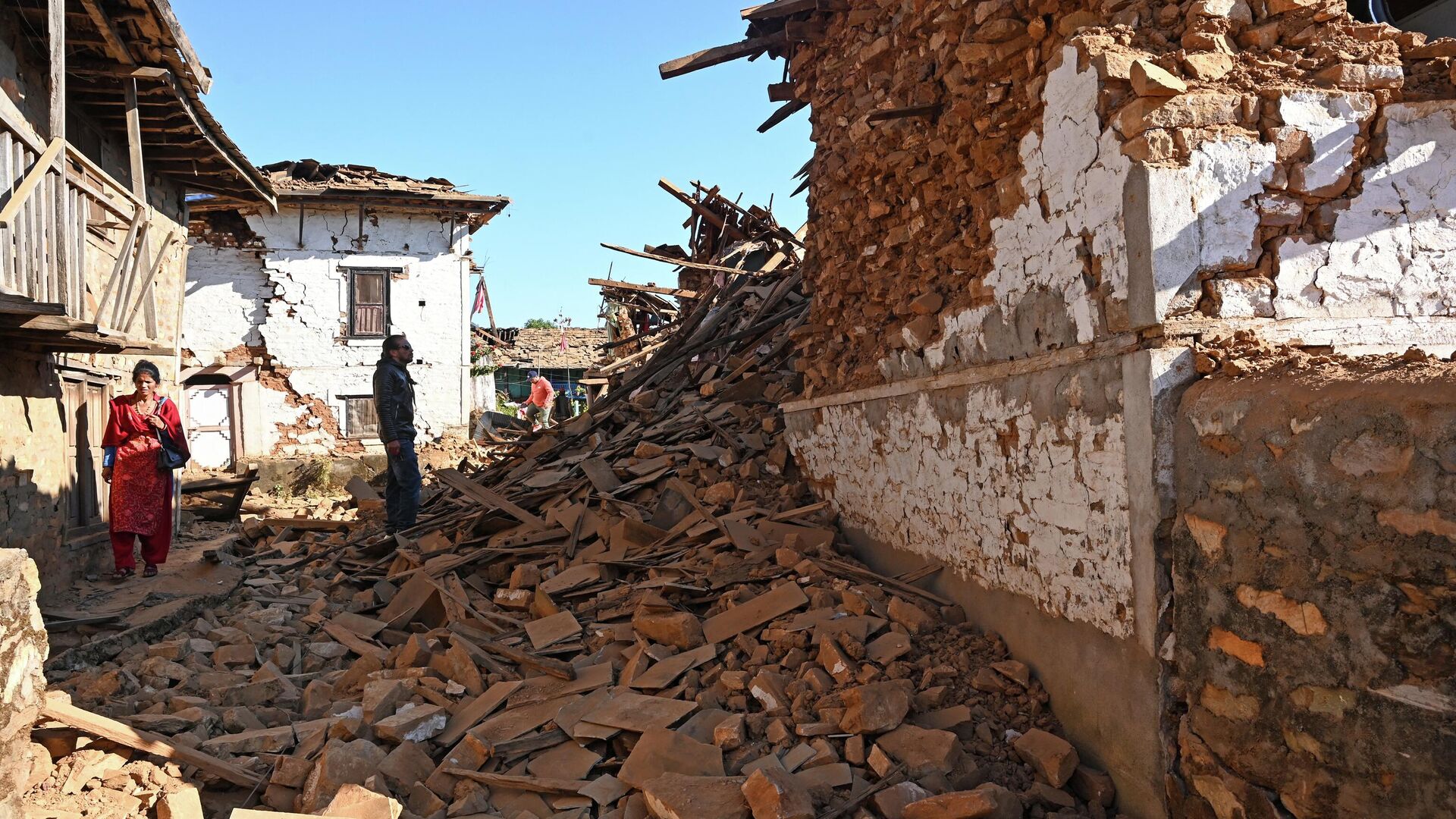 В Непале произошло сильное землетрясение, 128 человек погибло
