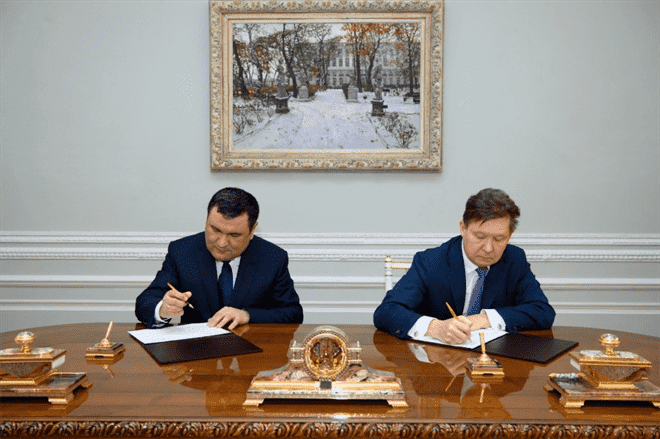 Газпром и Узбекистан подписали энергетическую дорожную карту