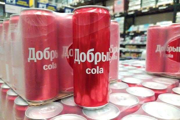 Российский аналог напитков Coca-Cola опередил по продажам оригинальный бренд