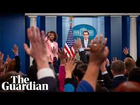 White House briefing with Karine Jean-Pierre and John Kirby – watch live